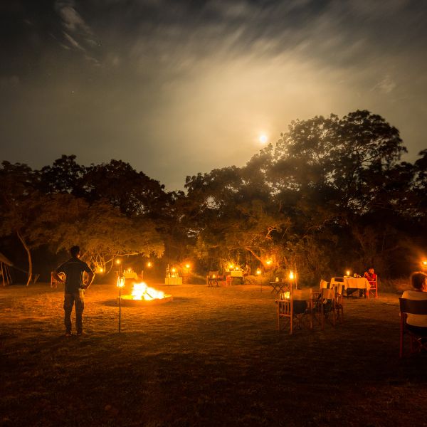 Mahoora campsite - dinner experience at Yala National Park in sri lanka 