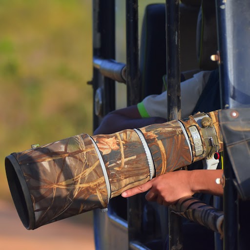 a camera uses for capturing wildlife images while their safari in sri lanka 